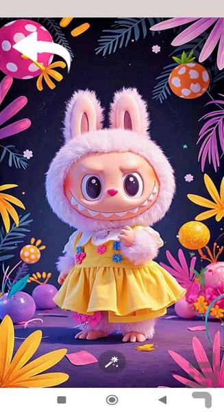 تصویر زمینه دخترانه لبوبو - Image screenshot of android app