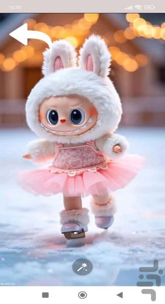 تصویر زمینه دخترانه لبوبو - Image screenshot of android app