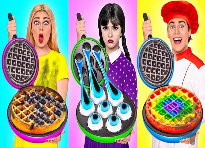 چالش غذایی ونزدی آدامز - عکس برنامه موبایلی اندروید