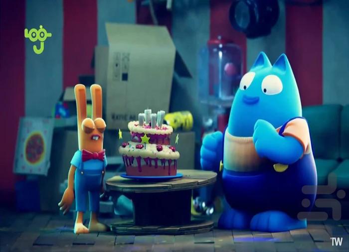 فیلم کارتون خرگوشی و پیشی - Image screenshot of android app