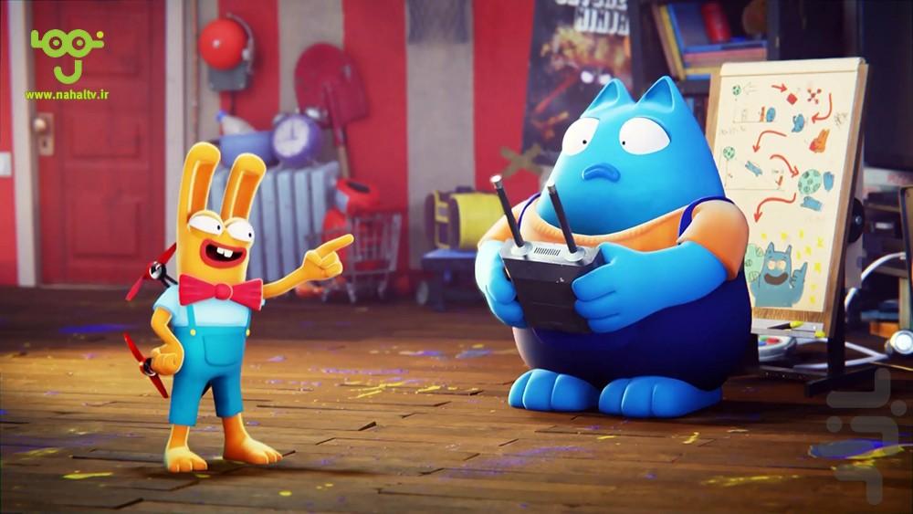 کارتون خرگوشی و پیشی دوبله فارسی - عکس برنامه موبایلی اندروید