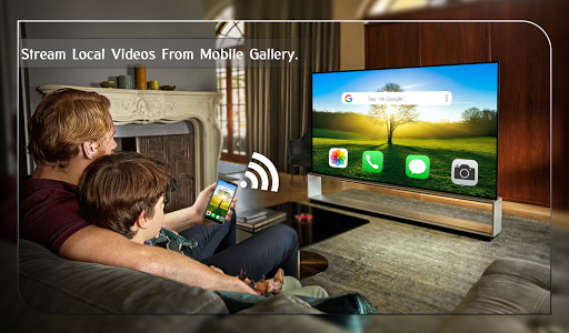 Screen Mirroring For All TV : Play Video On TV - Image screenshot of android app