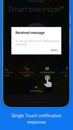 Smart bike mode Auto Responder - عکس برنامه موبایلی اندروید