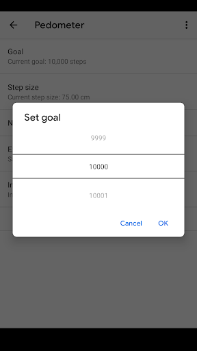 Walking: Pedometer diet - Image screenshot of android app