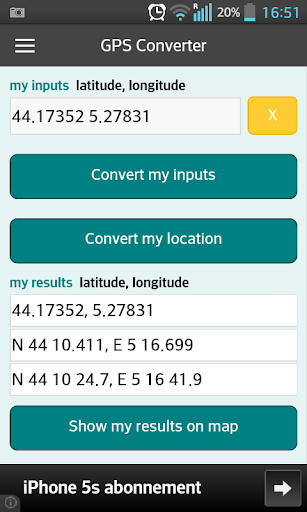 Converting hot sale gps coordinates