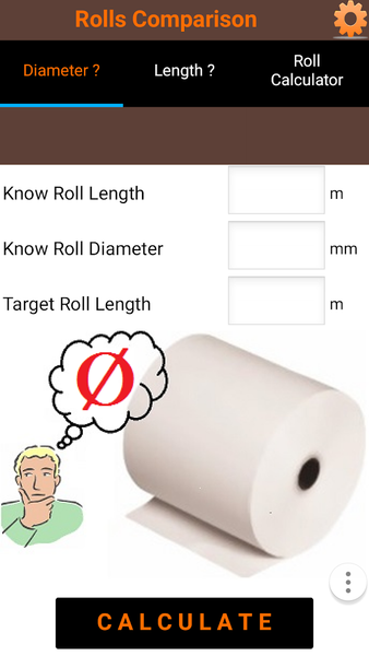Diameter Calculator - Image screenshot of android app