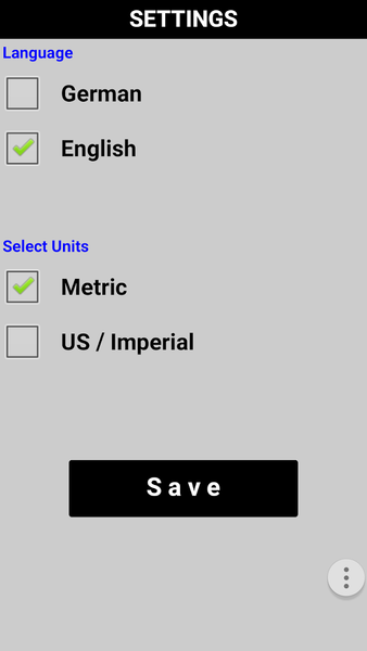 Diameter Calculator - Image screenshot of android app