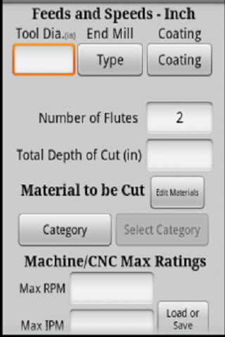 Feeds & Speeds for Milling - عکس برنامه موبایلی اندروید