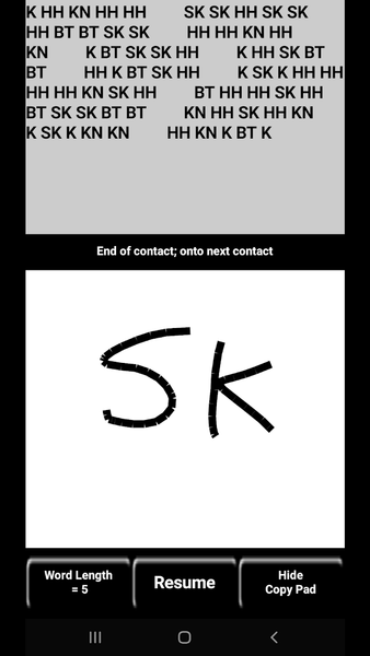 ۱۰ WPM CW Morse code trainer - عکس برنامه موبایلی اندروید