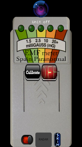SPK2 EMF meter - Image screenshot of android app
