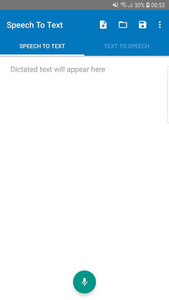 Speech To Text - Image screenshot of android app