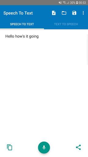 Speech To Text - عکس برنامه موبایلی اندروید