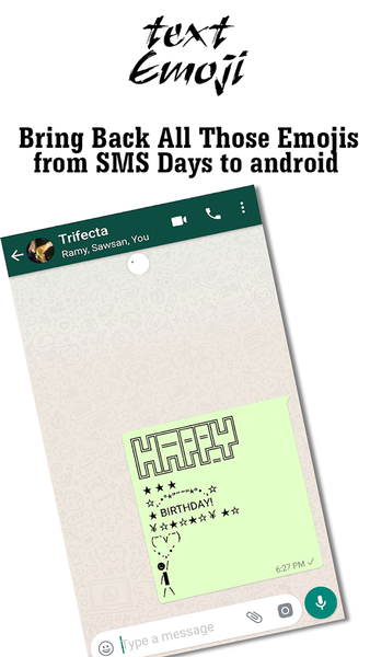 Text Art - Love & Emoji Symbol - Image screenshot of android app