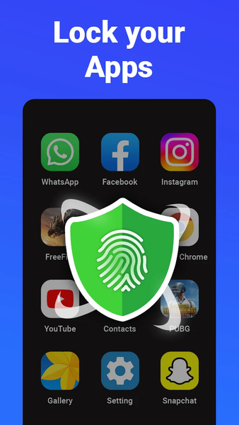 App lock: Fingerprint App Lock - عکس برنامه موبایلی اندروید