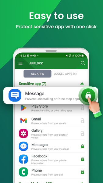 Applock : App locker - Image screenshot of android app