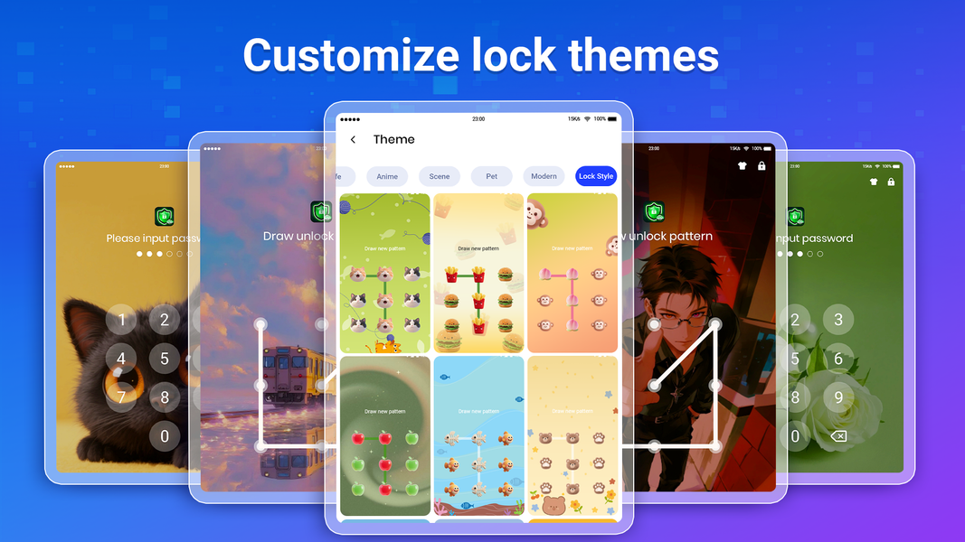 App Lock: Fingerprint,Password - عکس برنامه موبایلی اندروید