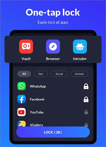 App Lock - قفل برنامهها با اثرانگشت و رمزعبور - عکس برنامه موبایلی اندروید