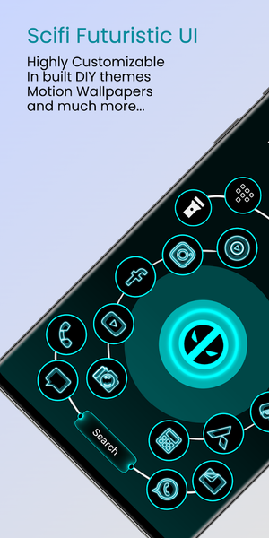 Jarvis Scifi: Epic Launcher - Image screenshot of android app