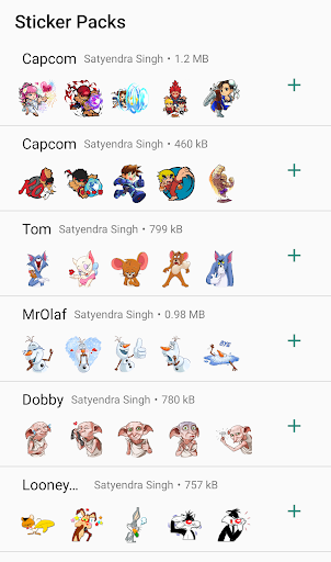 Cartoon Stickers for Whatsapp - Image screenshot of android app