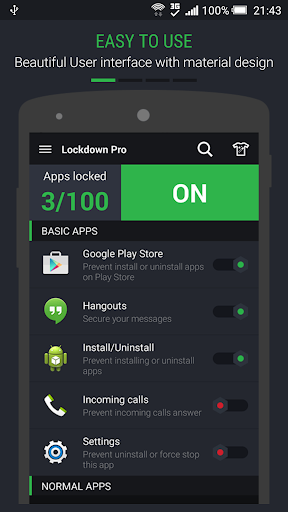 Lockdown Pro - AppLock & Vault - عکس برنامه موبایلی اندروید
