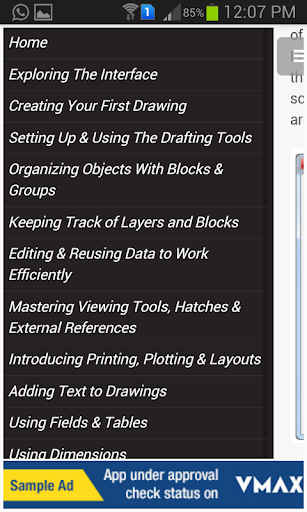 Learn AutoCAD Complete Tutor - عکس برنامه موبایلی اندروید