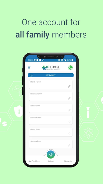Driefcase ABHA, Health Records - عکس برنامه موبایلی اندروید