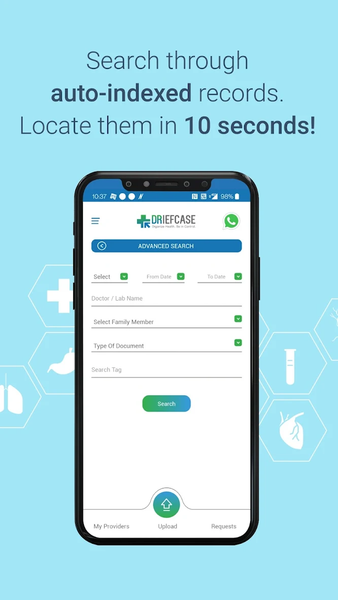 Driefcase ABHA, Health Records - عکس برنامه موبایلی اندروید