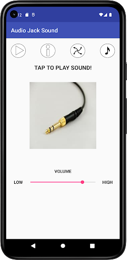 Audio Jack Sound - Image screenshot of android app