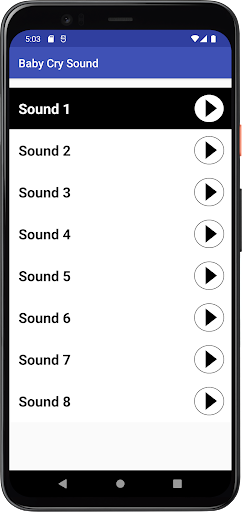 Baby Cry Sound - عکس برنامه موبایلی اندروید