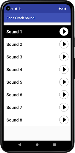 Bone Crack Sound - Image screenshot of android app