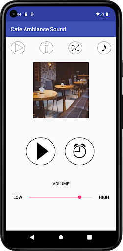 Cafe Ambiance Sound - Image screenshot of android app