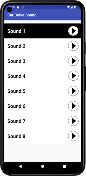 Car Brake Sound - Image screenshot of android app