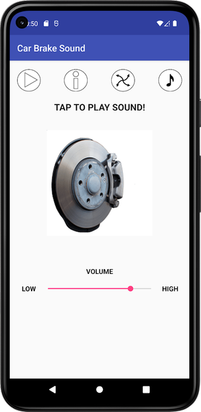 Car Brake Sound - Image screenshot of android app