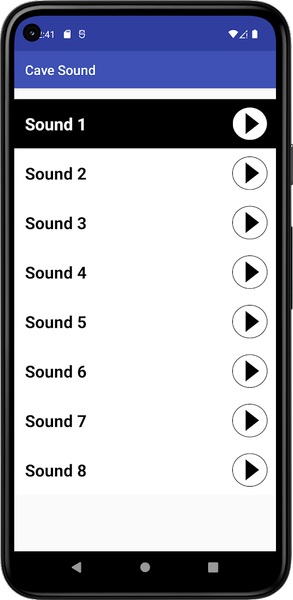 Cave Sound - Image screenshot of android app