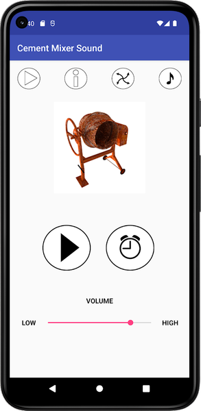 Cement Mixer Sound - Image screenshot of android app