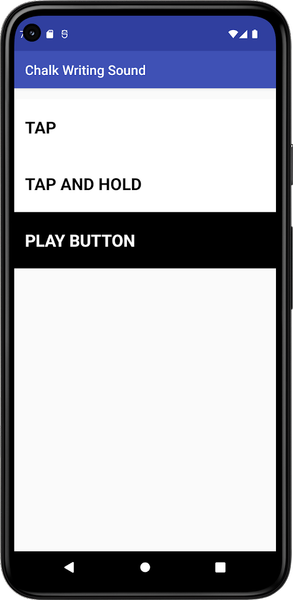 Chalk Writing Sound - Image screenshot of android app