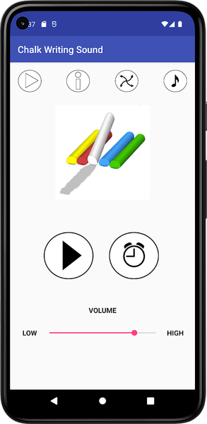 Chalk Writing Sound - Image screenshot of android app