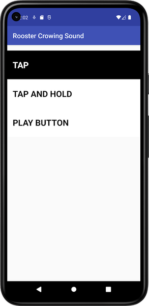 Rooster Crowing Sounds - Image screenshot of android app