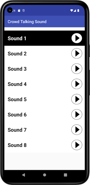 Crowd Talking Sound - Image screenshot of android app