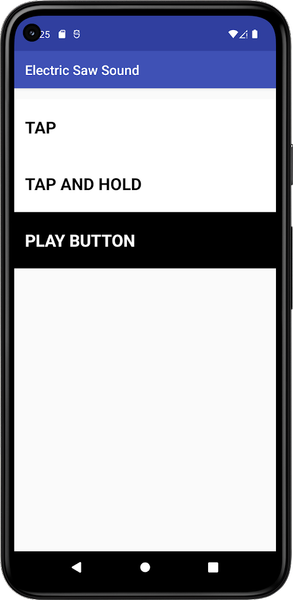 Electric Saw Sound - Image screenshot of android app