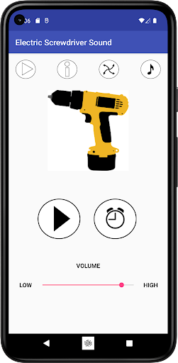 Electric Screwdriver Sound - Image screenshot of android app
