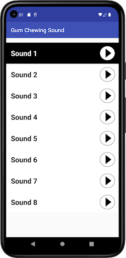 Gum Chewing Sound - Image screenshot of android app