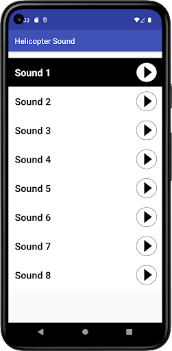 Helicopter Sound - Image screenshot of android app