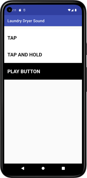 Laundry Dryer Sounds - Image screenshot of android app