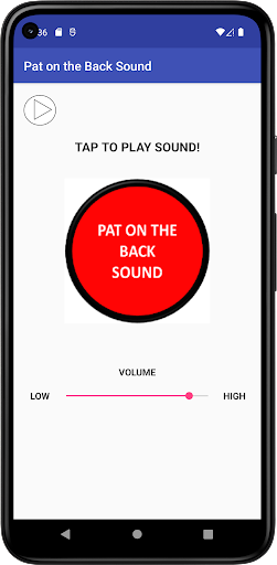 Pat on the Back Sound - Image screenshot of android app