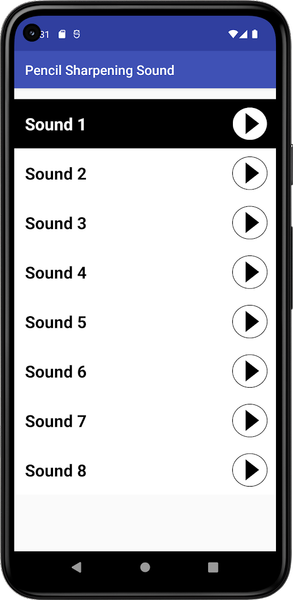 Pencil Sharpening Sound - Image screenshot of android app