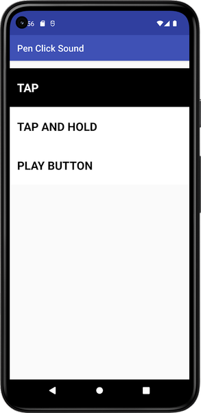 Pen Click Sounds - Image screenshot of android app