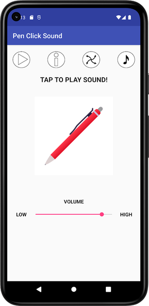 Pen Click Sound - Image screenshot of android app