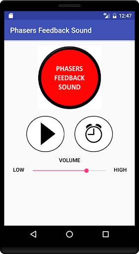 Phasers Feedback Sound - Image screenshot of android app