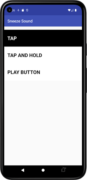 Sneeze Sounds - Image screenshot of android app